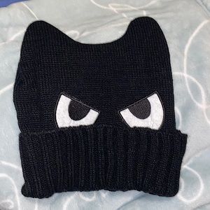 Black hat with ears
